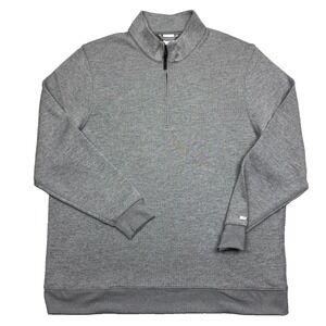 Nike Dri-FIT Golf Player Half-Zip Men's Pullover Gray DH0986-003 Size 2XL Knit